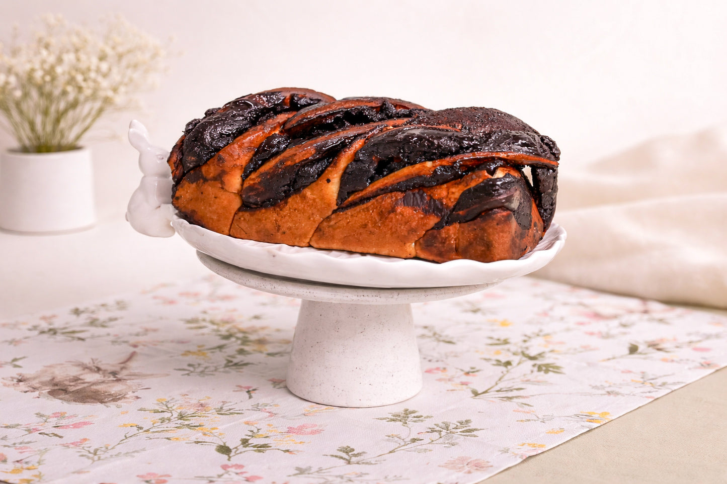 Babka cu ciocolată și vișine