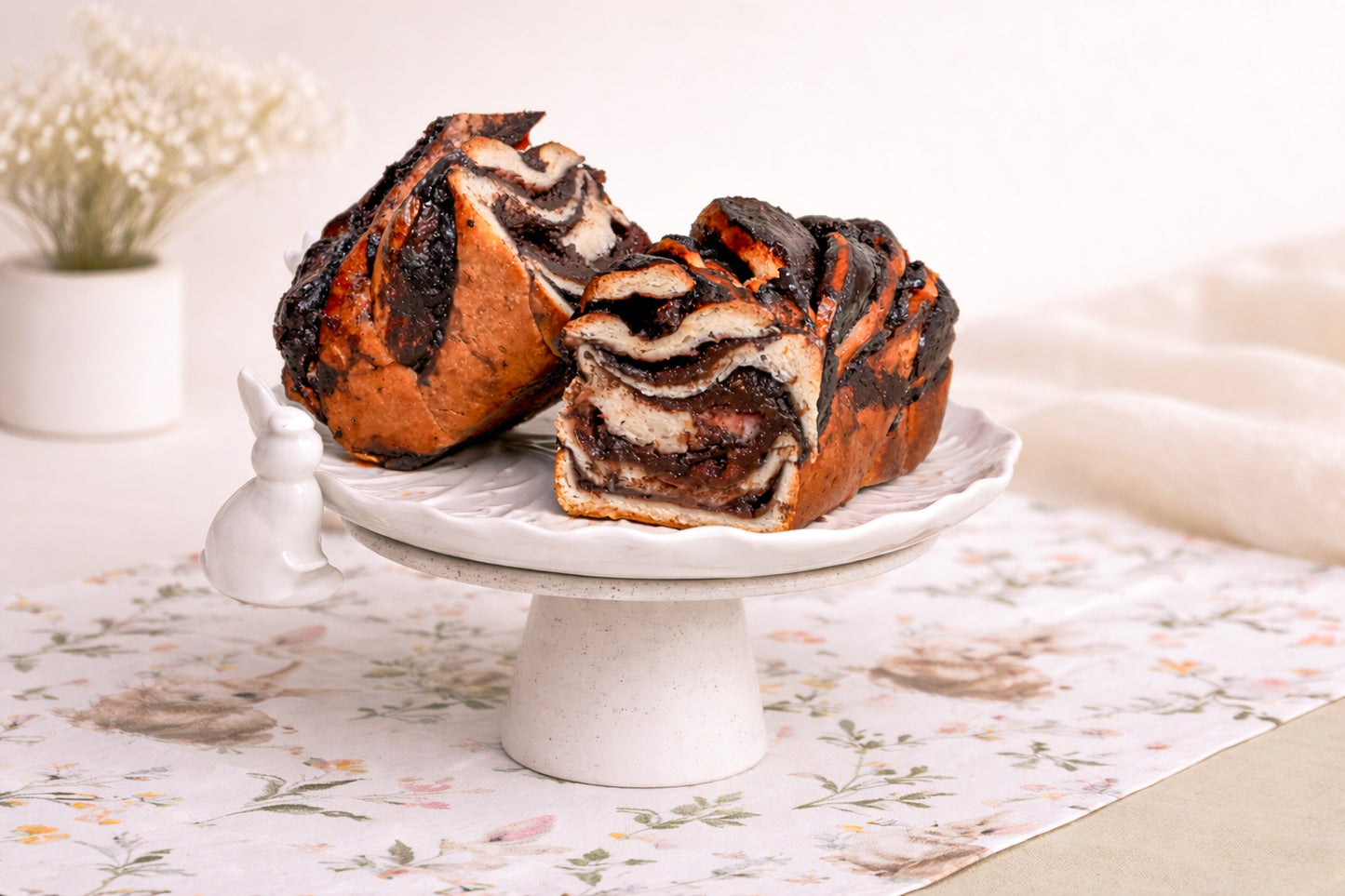 Babka cu ciocolată și vișine