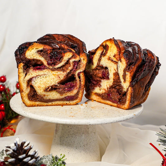 Babka cu ciocolată și vișine